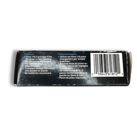 Vivitar Point ’N Shoot 110 Film Camera Box Manuals & Wrist Strap Vintage - Picture 12 of 13